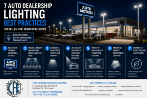 commercial business lighting best practices - Dealership Lighting Best Practices